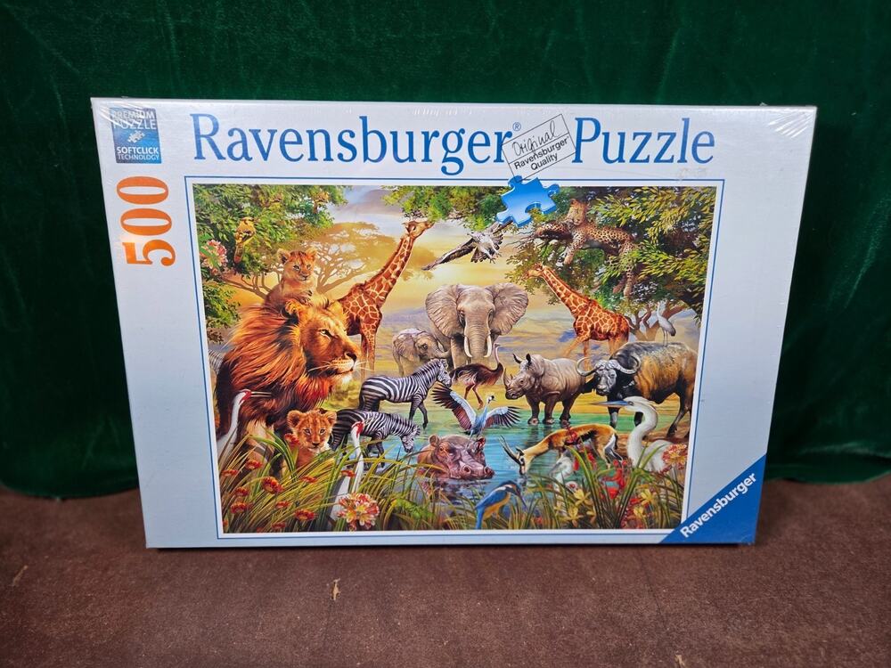 Ravensburger African Friends 500 Piece Jigsaw Puzzle NEW Sealed Ciro Marchetti
